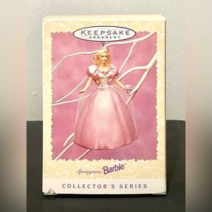 1996 Hallmark Keepsake Springtime Barbie Christmas Ornament Collector’s Series